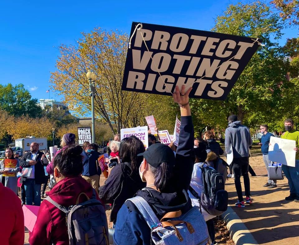 National Partners Lead White House Protest March and Rally to Demand Federal Action on Voting Rights